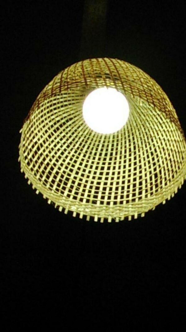 vintage bamboo lamp Chandelier Lamp Pendant Light Wicker Lighting - Image 3