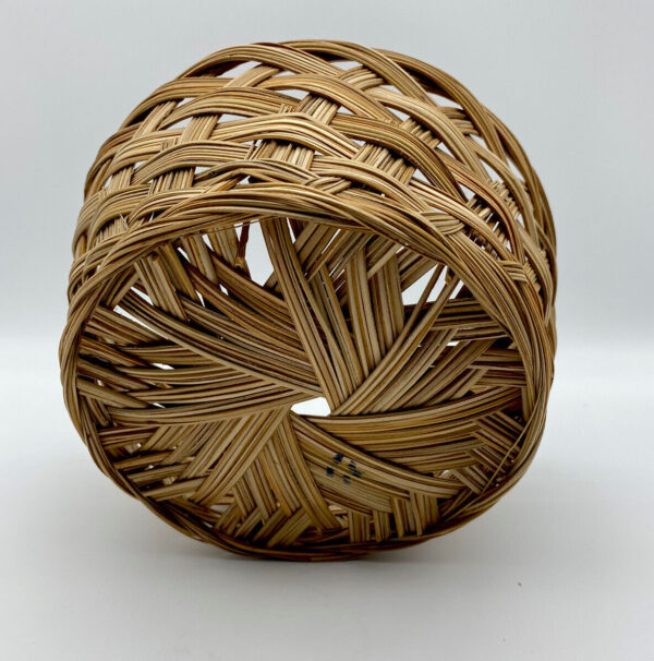 Vintage Boho Wall Basket Rattan Wicker 3.5'' - Image 5