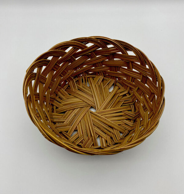 Vintage Boho Wall Basket Rattan Wicker 3.5''