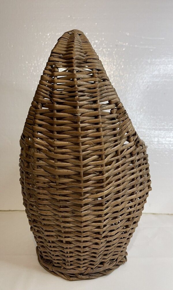 Vintage Boho Wicker Basket Beautiful 14” Tall - Image 2