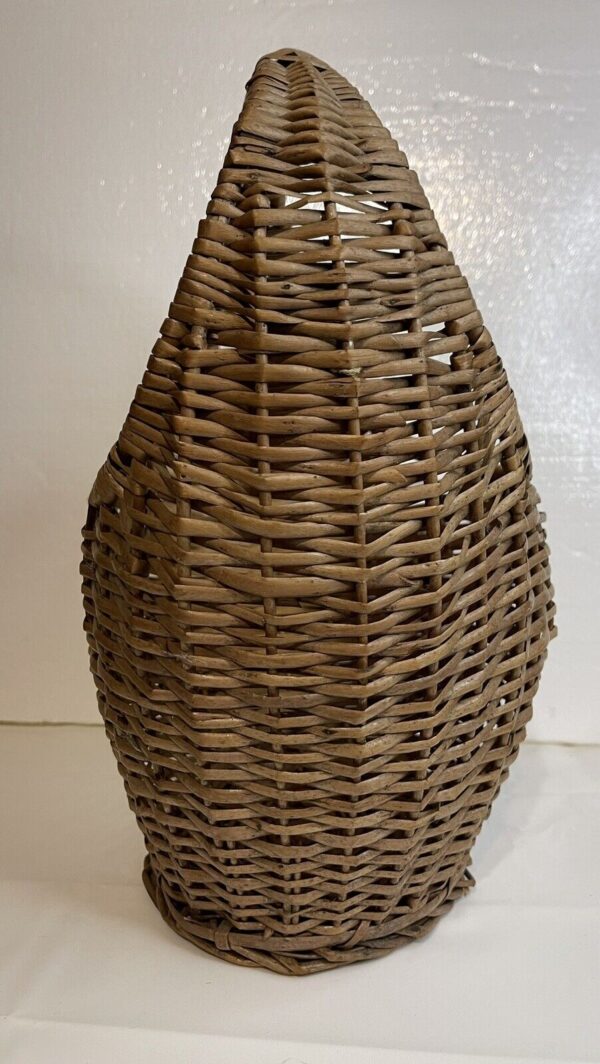 Vintage Boho Wicker Basket Beautiful 14” Tall - Image 3