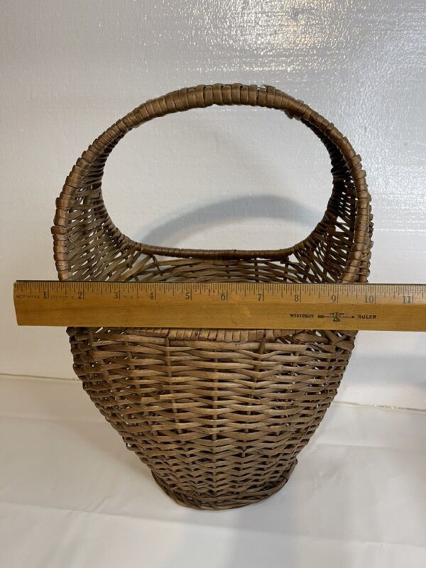 Vintage Boho Wicker Basket Beautiful 14” Tall - Image 5