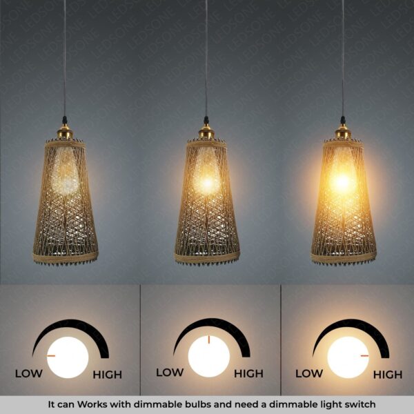 Vintage Ceiling Pendant Lights Industrial Style Light Shade Hanging Retro Lamp - Image 4