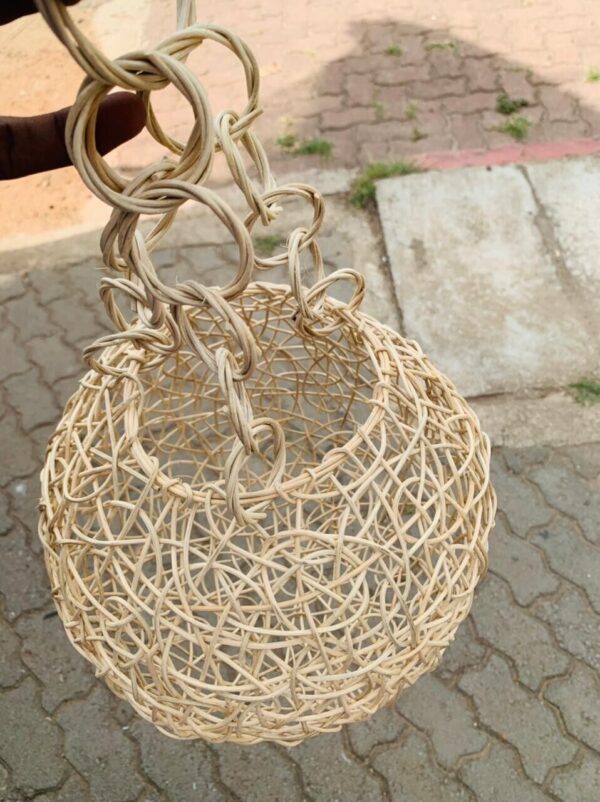 Vintage Ceiling Rattan Woven Sphere Ball Natural Easy Fit Deco Light/Lamp Shade