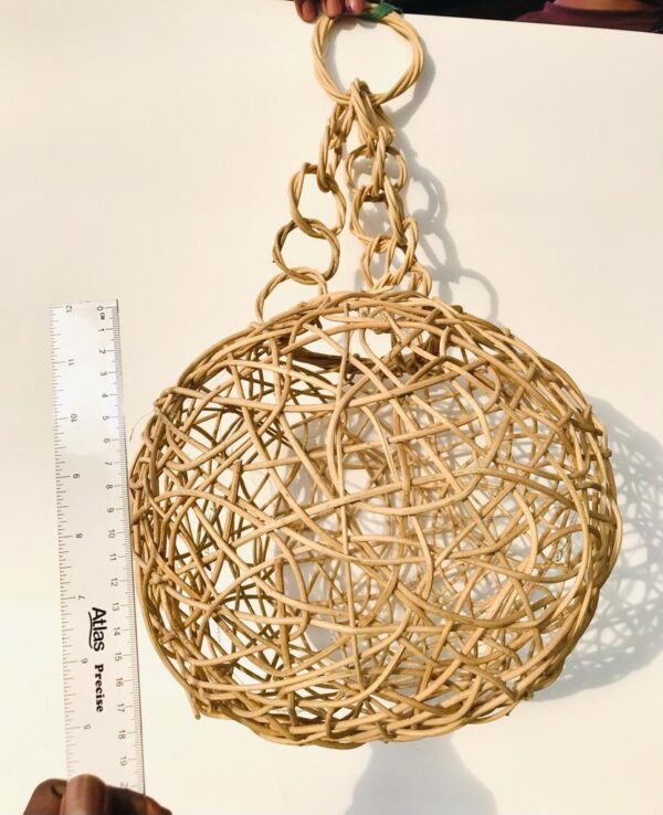 Vintage Ceiling Rattan Woven Sphere Ball Natural Easy Fit Deco Light/Lamp Shade - Image 6