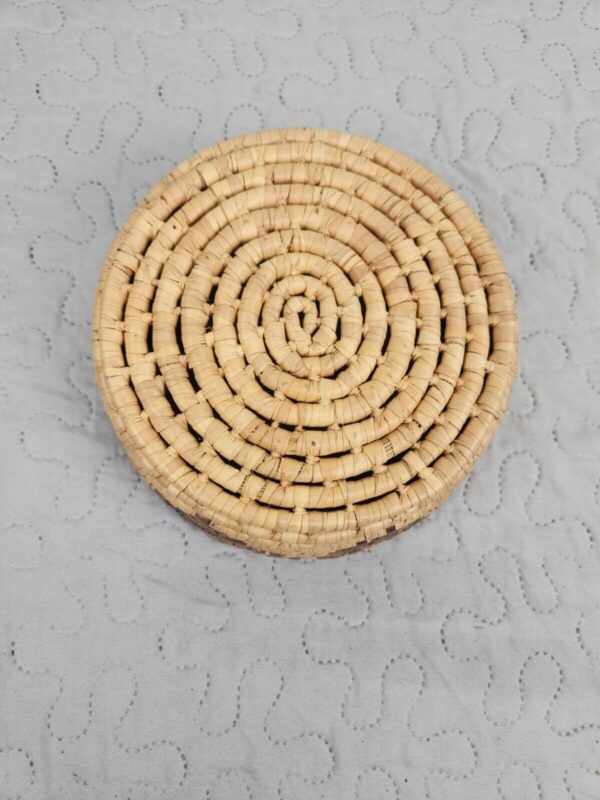 Vintage Hand Woven Basket - Image 5