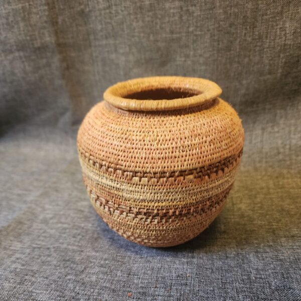 Vintage Hand-Woven Basket - Image 2