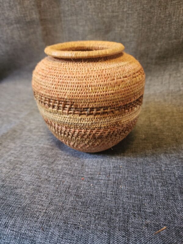 Vintage Hand-Woven Basket - Image 4