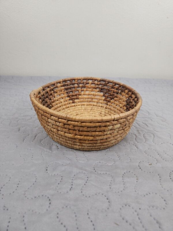 Vintage Hand Woven Basket - Image 2