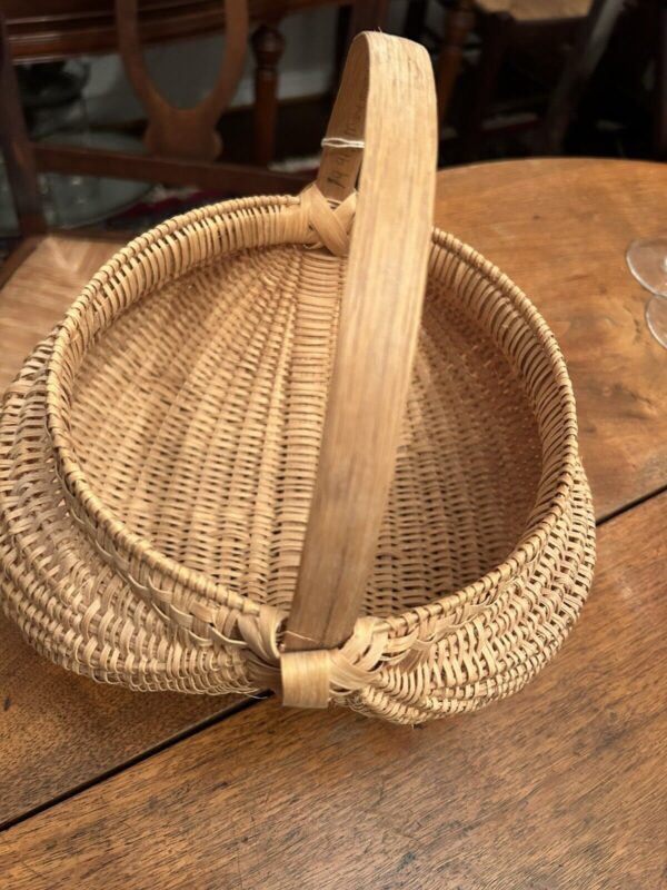 Vintage Handmade Buttocks Basket Mellon Gathering Basket - Made In Tennessee - Image 2