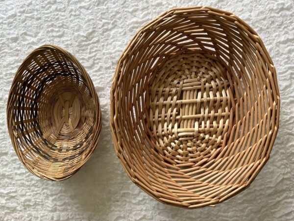 Vintage Lot of 10 Wicker Basket Wall MCM Boho Farmhouse Wall Decor EB-665 - Image 4