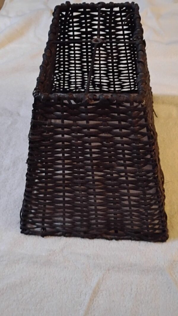 Vintage Natural Wicker Lamp Shades Boho - Image 3