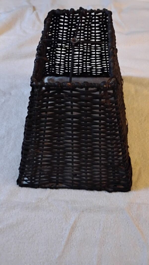 Vintage Natural Wicker Lamp Shades Boho - Image 5