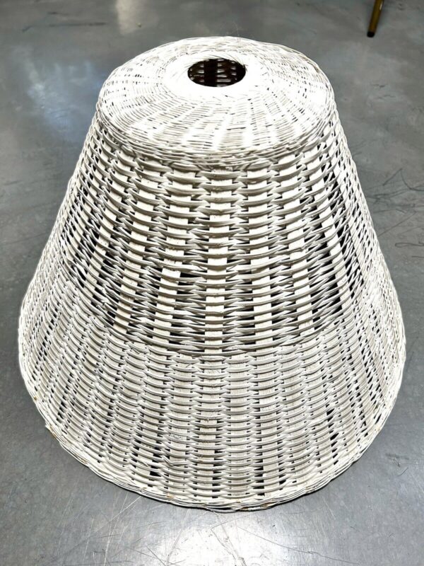 Vintage Wicker Rattan Lampshade