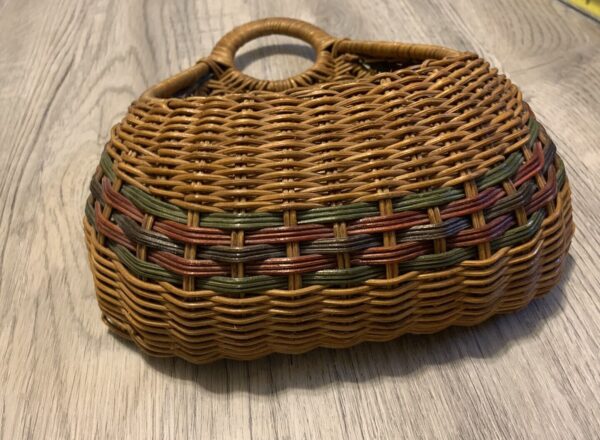 Vintage Wicker Wall Pocket Basket Decor Planter Versatile Home Decor Boho Farm - Image 6