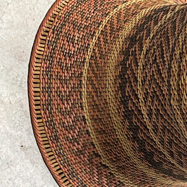 Vintage Woven Basket Yekuana Or Amazonia 9” H X 10” Wide - Image 2