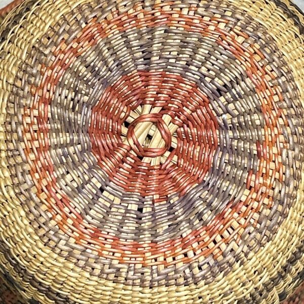 Vintage Woven Basket Yekuana Or Amazonia 9” H X 10” Wide - Image 3