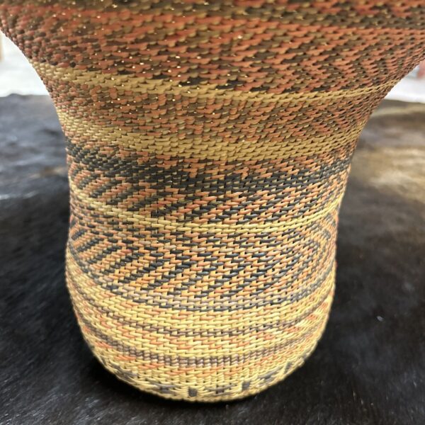 Vintage Woven Basket Yekuana Or Amazonia 9” H X 10” Wide - Image 4