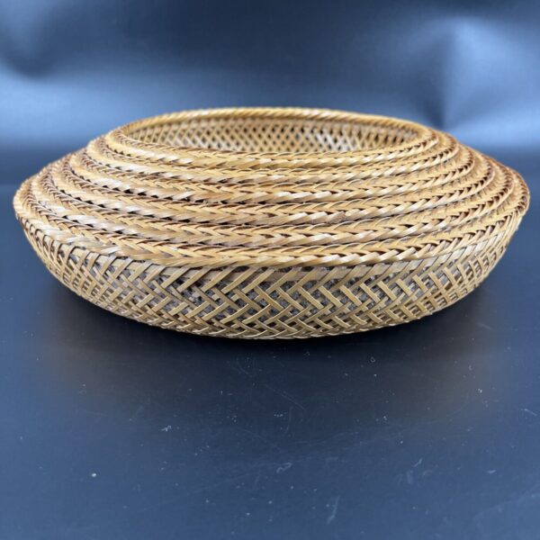 VTG Woven MCM Wicker Nesting Baskets Bohocore Country Cottage Wall Decor Set 6 - Image 3