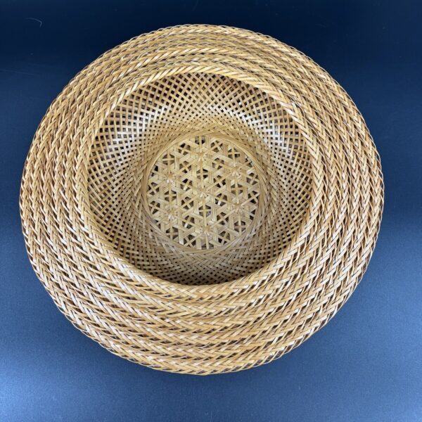 VTG Woven MCM Wicker Nesting Baskets Bohocore Country Cottage Wall Decor Set 6