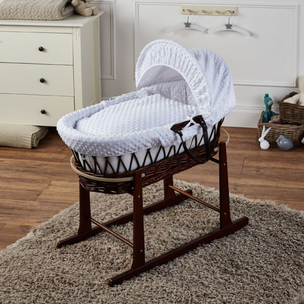 Wicker Baby Moses Basket Including Luxury Mattress - Image 2