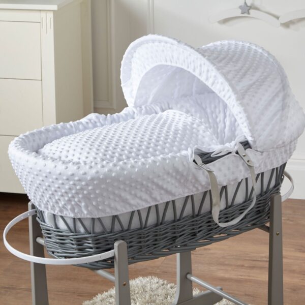 Wicker Baby Moses Basket Including Luxury Mattress - Image 3