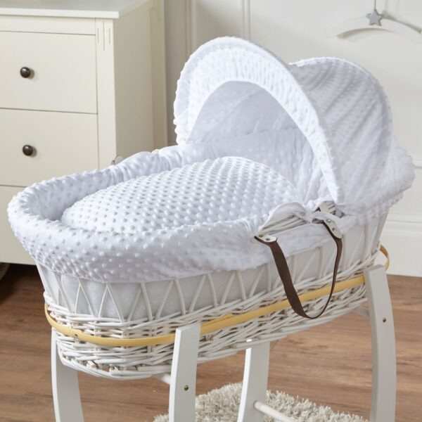 Wicker Baby Moses Basket Including Luxury Mattress - Image 4