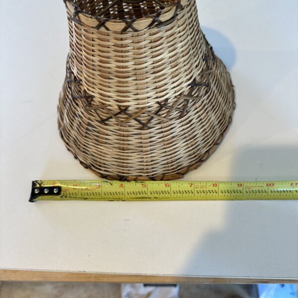 wicker lamp shade - Image 3