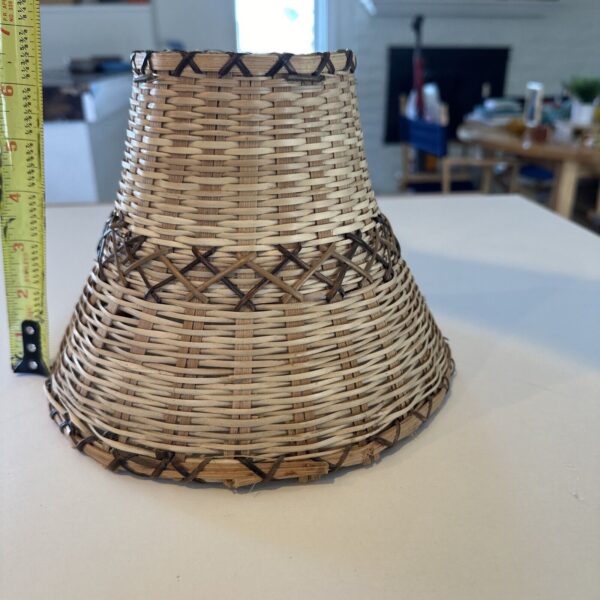 wicker lamp shade - Image 4