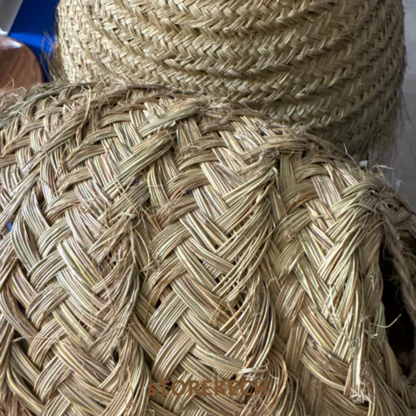 Wicker lampshade, Rattan lamp shade, Wicker pendant lamp, Straw chandelier - Image 6