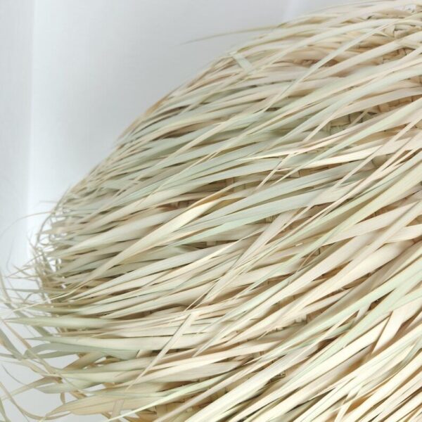 Wicker Luminaire Lampshade / suspension palm leaves - natural fiber Morocco Emma - Image 2