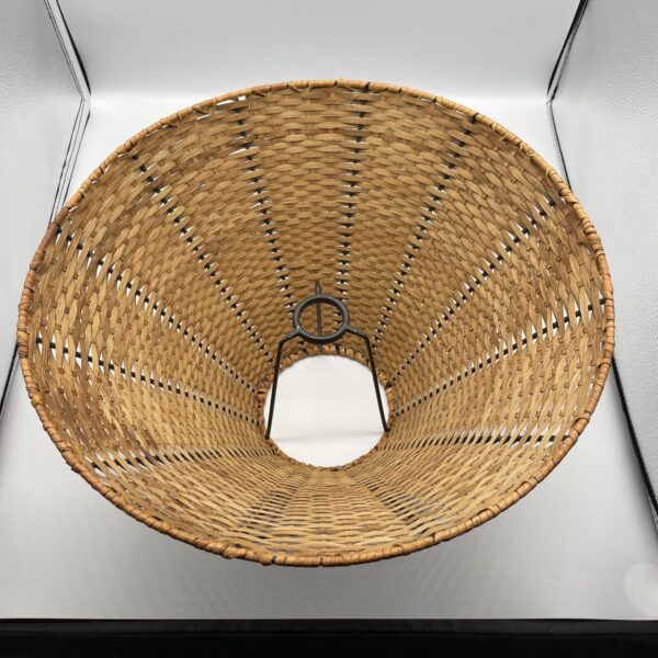 Wicker Rattan Lamp Shades Set 15” Diameter 10” Tall - Image 6