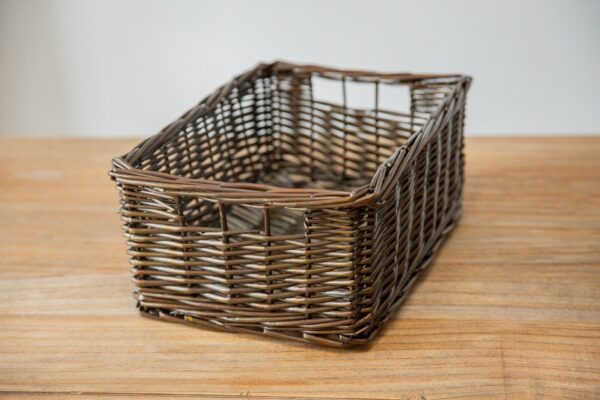 Wicker Storage Basket Log Baskets - Forest Brown- Available in 4 sizes - Image 2