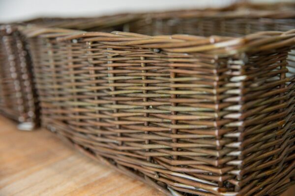 Wicker Storage Basket Log Baskets - Forest Brown- Available in 4 sizes - Image 6