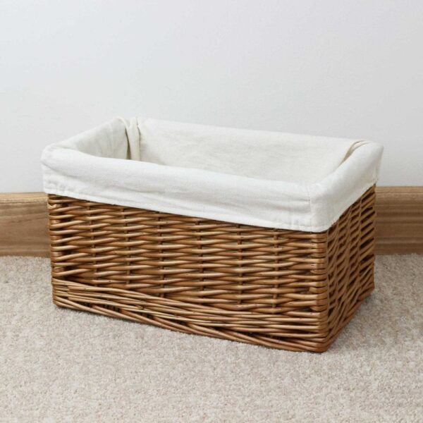 Windermere Wicker Lined Storage Basket