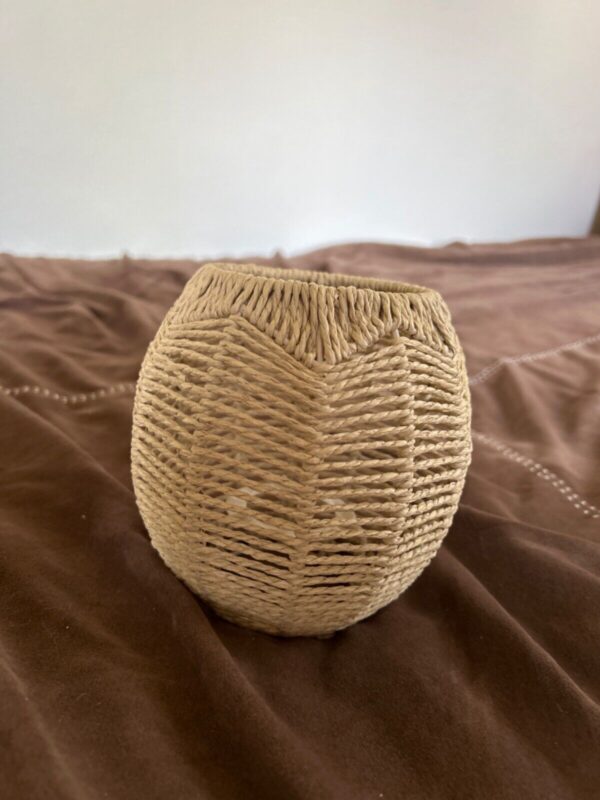 Woven Globe Lamp Shade rattan - Image 3