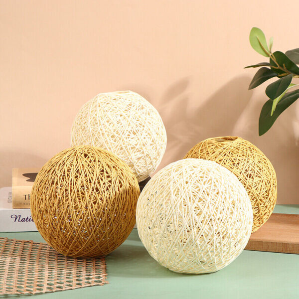 Woven Pendant Light Shade Lamp Cover Chandelier Lamp Shade for Hotel Dining R:bo - Image 2