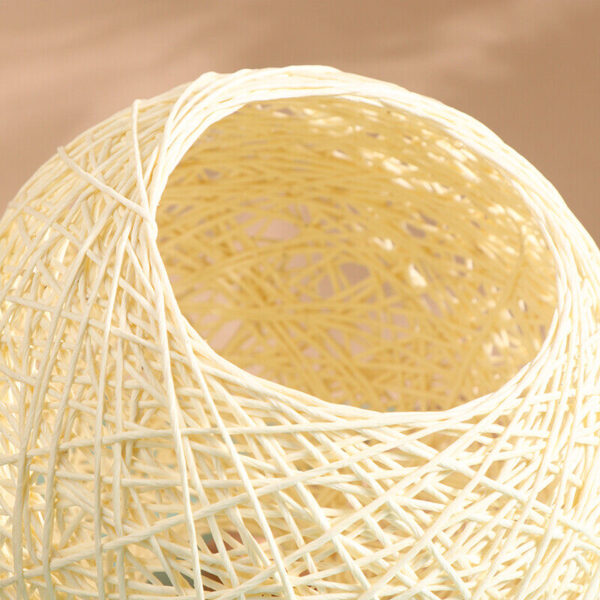 Woven Pendant Light Shade Lamp Cover Chandelier Lamp Shade for Hotel Dining R:bo - Image 5