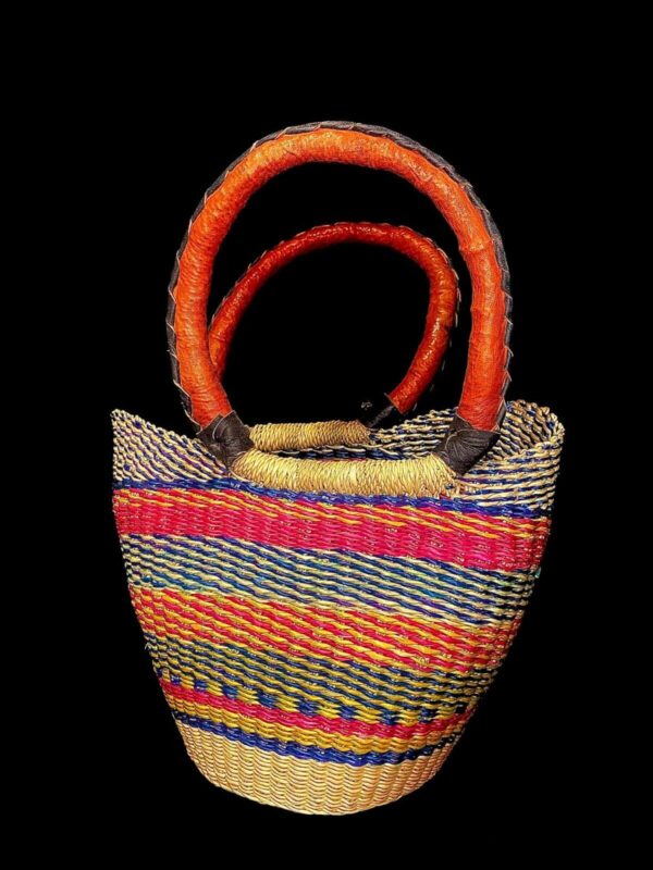 Woven Sisal bag, Market basket, African basket, Woven bag handmade fabric 2035