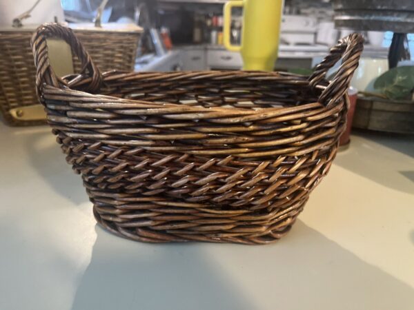 Woven Wicker Basket No Flaws