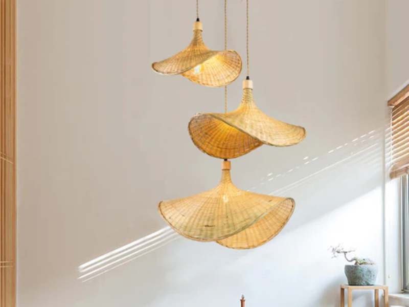 Beacon lighting rattan pendant