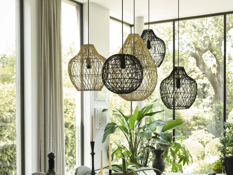 Coastal Rattan Pendant Light