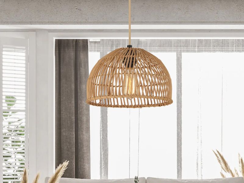 You can use Archer Rattan Pendant Lights in living room