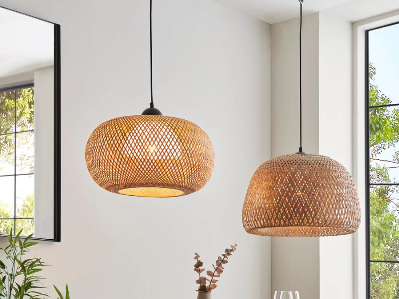 Bali Multi-Layered Rattan Pendant Light