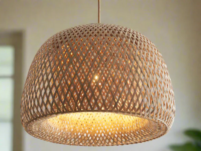 Bali rattan pendant lights can be used in various locations