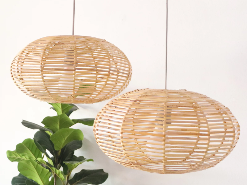 Rattan Ball Pendant Light