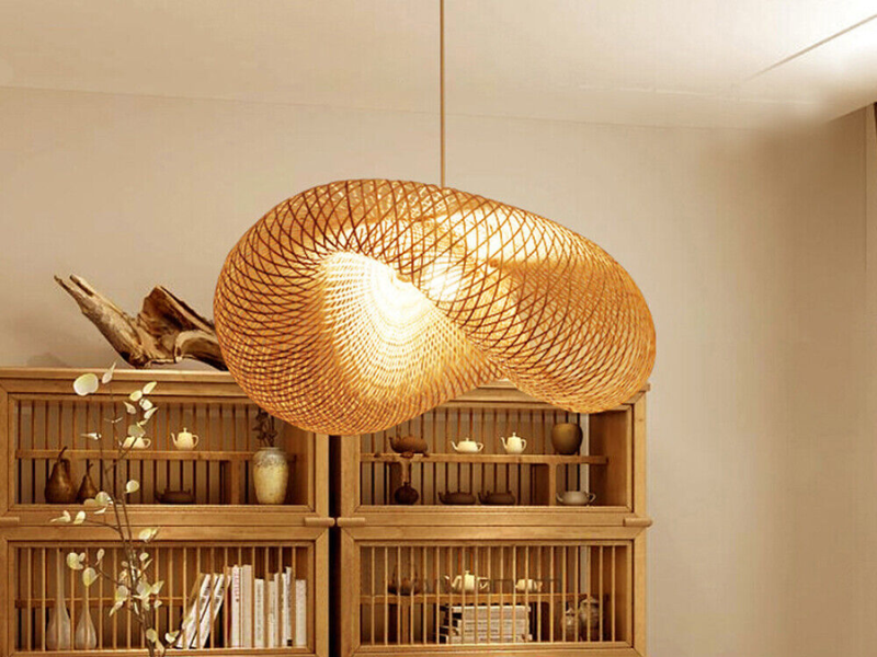 Rattan Lantern Pendant Light