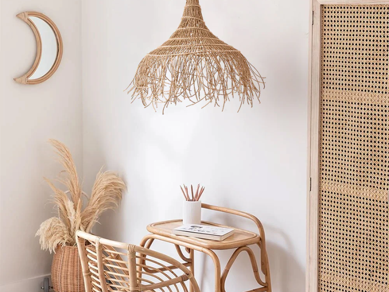 Mini Rattan Pendant Light