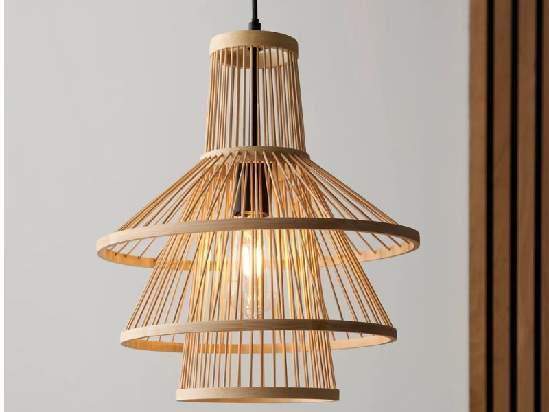 Rattan Pendant Light Bamboo Smart Lighting