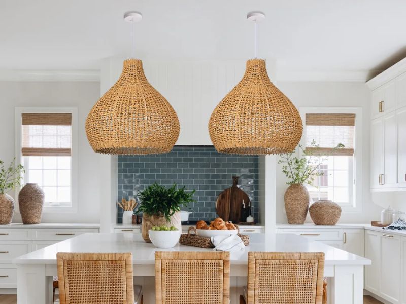 Dome rattan pendant lights are versatile and can be placed in various spaces to elevate the ambiance